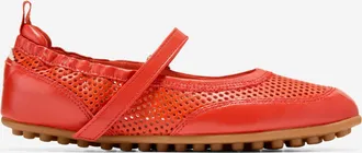 Cole Haan Womens GrandPr&oslash; Travina Mary Jane Ballet Flats - Orange Size 10.5