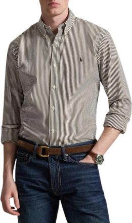 Ralph Lauren Button-down overhemd - Heren - Casual Overhemden - Bruin - S - Katoen - Overhemden