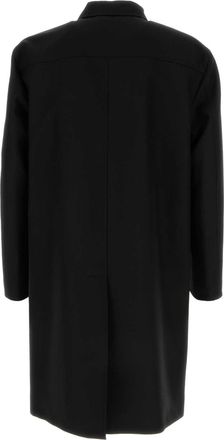Gucci Mens Black Wool Coat - Size EU 48 (Mens)