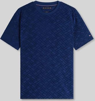 Tommy Hilfiger Regular Fit T-Shirts aus reiner Baumwolle in Marine, Gr&ouml;&szlig;e XXL
