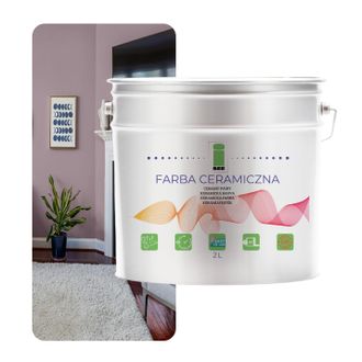 OEM Pintura Cer&aacute;mica Para Paredes, Lavable, Color Brezo, Resistente A Las Manchas, 2 Litros