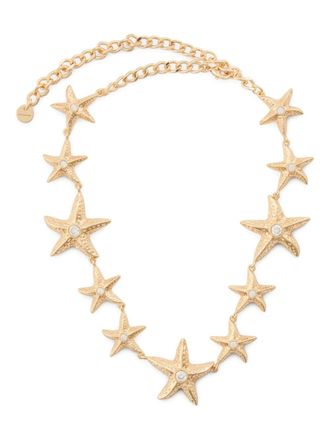 Self Portrait Collana con pendente stella marina - Oro