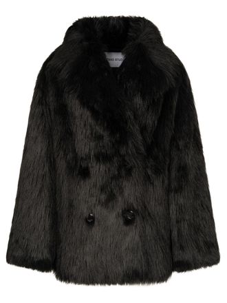 Stand Studio Katalina Faux Fur Short Coat