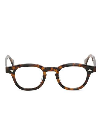 JULIUS TART OPTICAL Bril met vierkant montuur - Bruin
