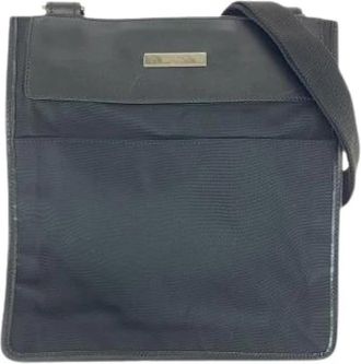 Gucci Pre-owned Nylon Shoulder Bag - Dames - Vintage Schoudertas - Zwart - ONE Size - Nylon - Vintage