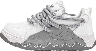 Generic Autumn and Winter Fashion Mens Board Shoes Sports Shoes Mens Comfortable Casual Shoes Comfortable Chukka Boots Mens (Grey, 6.5)