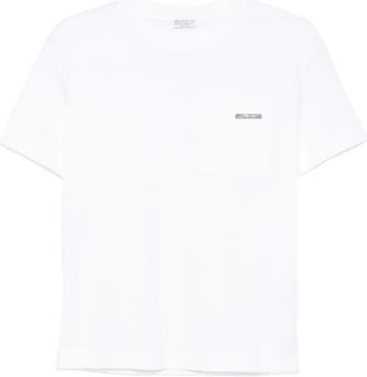 Brunello Cucinelli T-shirt con taschino - Bianco