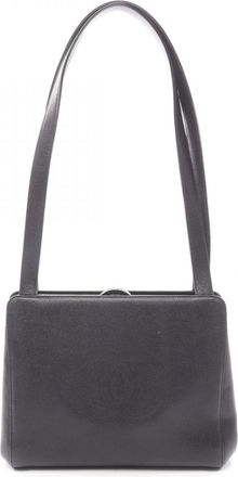 Chanel Black Leather Tote Bag (Pre-Owned)