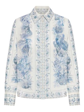 Zimmermann Blue Printed Shirt