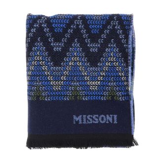 Missoni Sciarpa - - Accessories - Uomo - Blu - ONE SIZE