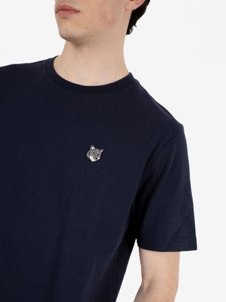 Maison Kitsun&eacute; Fox head comfort t-shirt classic navy