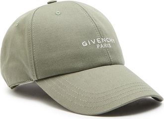 Givenchy Logo-embroidered Canvas cap - Green - One Size