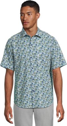 Tommy Bahama Bahama Coast Chico Palms Mens T Shirt Blue Monday : SM, Polyester/Spandex
