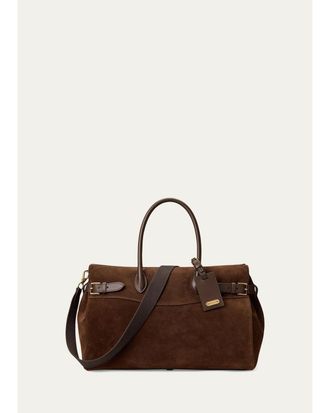 Ralph Lauren Purple Label Mens Bedford Calf-Suede Duffel