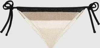 Brunello Cucinelli Cotton net knit bikini bottoms in Panama at Nordstrom, Size 40