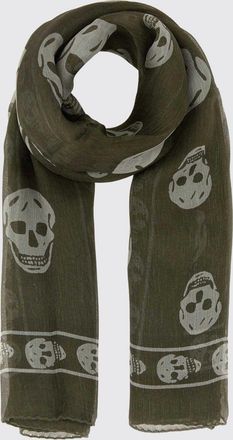 Alexander McQueen McQueen Foulard Alexander in pura seta con iconica stampa Skull