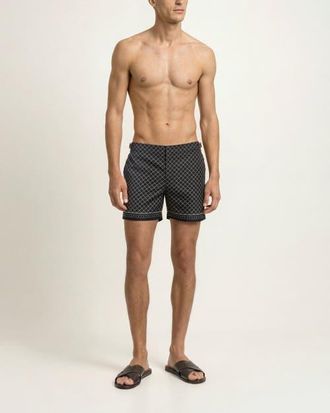 Orlebar Brown Setter Shorter Length Printed Swim Shorts in Tessoro in Night Iris at Nordstrom, Size 38