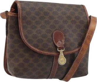 Celine Pre-owned Cross Body Bags, female, Brown, Size: ONE SIZE Pre-owned Vintage Shoulder Bag