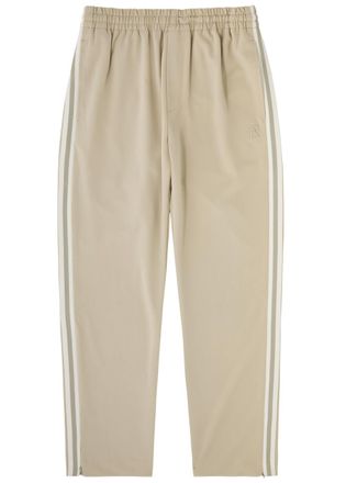 Represent Striped Stretch-jersey Track Pants - Stone - XL