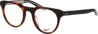 Nike Stijlvolle Optische Bril - unisex - Brillen - Bruin - 49 MM - Accessoires