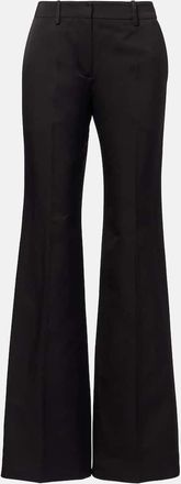 Magda Butrym Pantaloni flared in cotone e seta