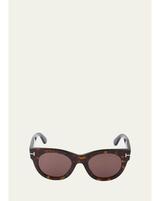 Tom Ford Marine 50MM Round Sunglasses
