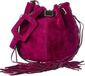 Roger Vivier Suede Bucket Bag