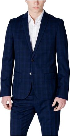 Antony Morato Heren Complete Jassen Collectie - Heren - Blazers - Blauw - XL - Polyester - Jassen