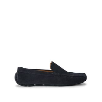 Kurt Geiger Mens Suede Floyd Loafers - Navy - Size UK 11