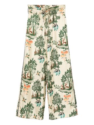 Monse double-waistband pants - women - Silk - 6 - Neutrals