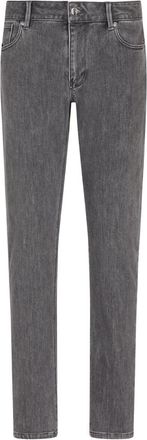 Emporio Armani J06 Slim-fit Jeans - Dames - Slim Fit Jeans - Grijs - W32 - Katoen - Jeans