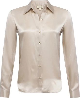L'agence Tyler Shirt - Dames - Overhemden - Grijs - L - Overhemden