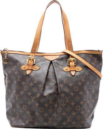 Louis Vuitton Pre-owned Womens Monogram Palermo Gm - Brown Textile - One Size