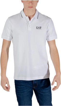 Emporio Armani Polo met korte mouwen - Heren - Polos - Wit - 2XL - Katoen - Tops