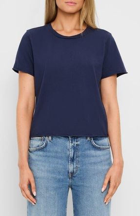 Michael Stars Jackie Raw Edge T-Shirt in Nocturnal at Nordstrom, Size X-Small