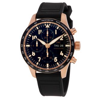IWC Pilots Performance Chronograph Automatic Black Dial Watch IW388309