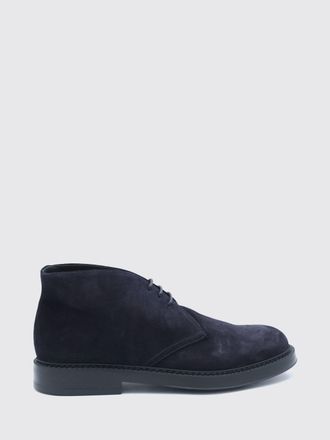 Doucal's Suede Leather Chukka Boots with Rubber Sole