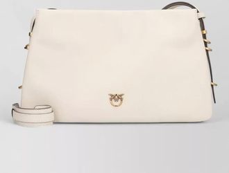 Pinko love bag one leather clutch bag