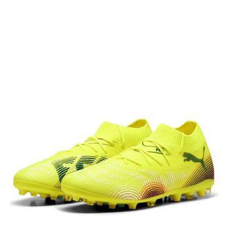 Puma Future 8-voetbalschoenen voor heren, voor vlakke, stevige ondergrond (Geel)