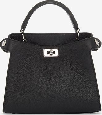 Michino Handtasche aus genarbtem Leder Lutece Nano