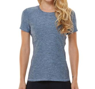 Shape Active Short Sleeve Trail Tee In Blue