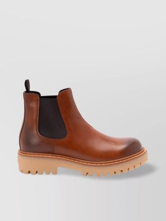 Prada leather ankle boots