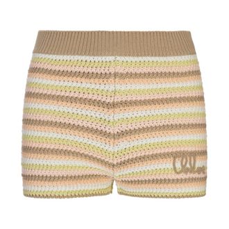 Chloé Mujer, Pantalones cortos, Multicolor, Talla: S