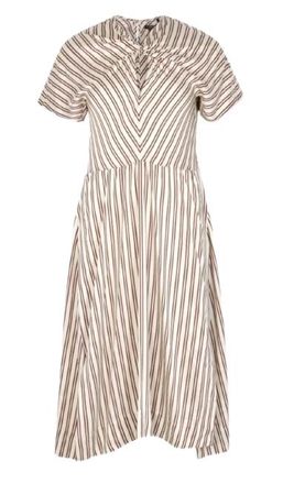 Isabel Marant Iris Striped Midi Dress Size L