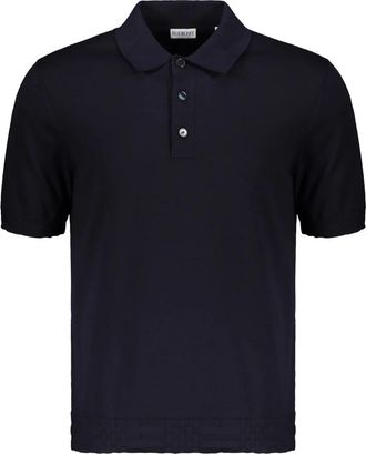 Burberry Poloshirt met korte mouwen - Heren - Polos - Blauw - M - Katoen - Tops