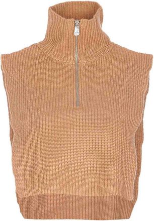 Pinko Cipro Knitted Neck Warmer With Zip