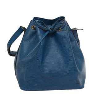 Louis Vuitton Pre-owned Bucket Bags, female, Blue, Size: ONE SIZE Pre-owned Petit Noe Handbag