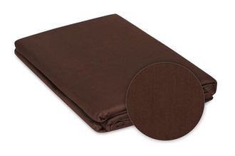OEM Set Di Biancheria Da Letto In Raso 140x200 Cm, Collezione Oro E Marrone + Federa 40x40 Cm