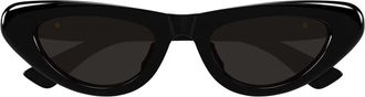 Bottega Veneta Sunglasses Bv1450 S 001 Black/Grey Women