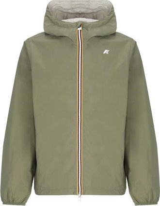 K-Way Jake Plus. 2 Reversible - Heren - Regenjassen - Groen - M - Nylon - Jassen